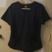 Dickie’s V-Neck Navy Scrub Top Size L DK730