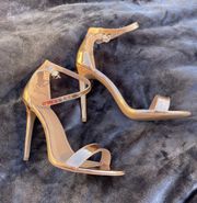 Charlotte Russe Rose Gold Heels