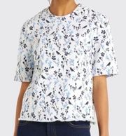 Draper James Printed Denim Popover Top Women’s 8