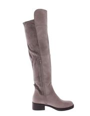 New Women’s  Pasha over knee grey pull on boot round toe zip size 8.5