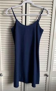 ModCloth Navy Blue Slip Dress with Adjustable Straps Small