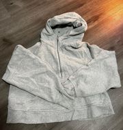 Gray Scuba Hoodie Zip-Up