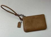 Coach  Leather Mini Clutch Wristlet Wallet