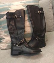 June Leather Knee-High Boots