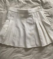 White Tennis Skirt