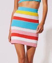 SOLID & STRIPED THE ROSIE SKIRT MULTI COLOR SIZE XS NWT
