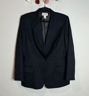 Pendleton black navy wool blazer