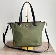 Kate Spade Medium Satchel Dawn Sapling Handbag Olive green