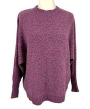 MAX MARA Weekend Ladies Heathered Purple Knit Pullover Sweater Plus Size XXL