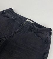 Torrid Denim Jeans Women Size 20R Dark Wash Black Laced Ankle 40 X 24.5 Jegging