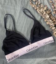 Calvin Klein bralette bra black