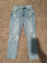 Light Wash High Waisted Jeans