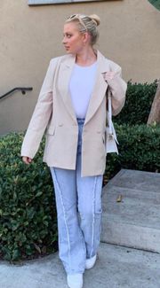 PLT Light Beige Blazer