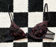 La Perla Malizia Black and Brown Lace Bra