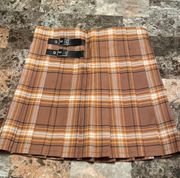 Yellow Plaid Skirt