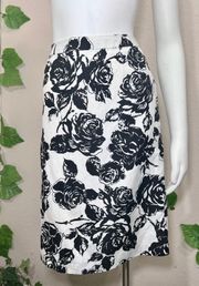 White House Black Market Rose Pencil Silk Skirt New