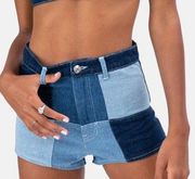 Adika block Jean shorts