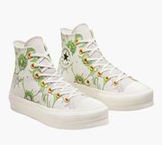 Converse Womens Chuck Taylor All Star Lift High top Platform Sneaker Lime Sz 6.5