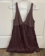 Velvet by Graham & Spencer 100% cotton Mauve Dress Size M