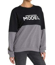 Sub Urban Riot women’s  sweatshirt sweater black grey graphic shirt Sz XL