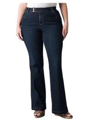 Lane Bryant Flare Jeans Tighter Tummy Technology | Dark Wash | Size 26