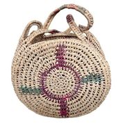 Straw Circular Boho Bag