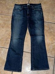 Citizens Of Humanity Fleetwood Crop High Rise Flare Jeans Size 29