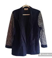 80's Main Frame California Lace Blazer Jacket 