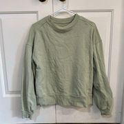 Everlane Green Crewneck Sweatshirt Size S