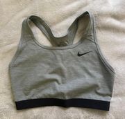 Nike Dri-Fit Gray Sports Bra