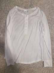 Long Sleeve White Top