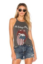 NWOT Daydreamer Rolling Stones Tank Top Size Large Charcoal Limited Edition