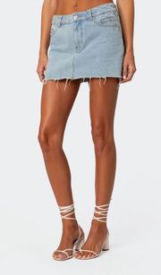 Denim Mini Skirt