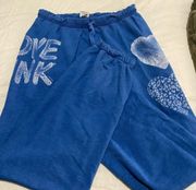 PINK - Victoria's Secret Royal Blue PINK Victoria Secret sweatpants