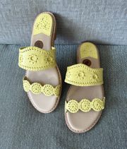 Yellow Leather Sandals~8