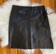 Vintage Leather Skirt