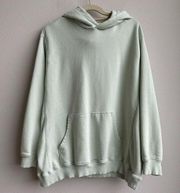 Aerie Mint Green Oversized Slouchy Relaxed Hoodie Size Medium Distressed