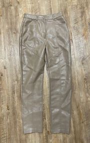 Wilfred  Tan Leather Pants