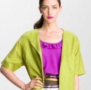 Kate Spade Moroccan Green Micah Cropped Jacket Nwt