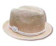 Old Navy Fedora Hat Rope Cord Hatband Size M 56 inches Summer Beach Hat