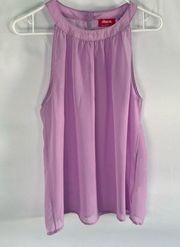 SASHA WOMAN BLOUSE | LILAC | SLEEVELESS L/G