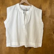 NWT Olivaceous cloud Cotten top sz L