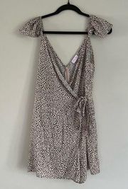 Pink Lily leopard romper