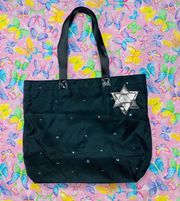 BATH AND BODY WORKS LIMITED EDITION HOLIDAY BLACK SHOULDER BAG 