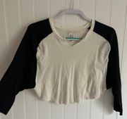 Cropped Baseball Tee