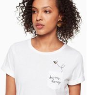 White “Bee My Honey” Pocket T-Shirt Size XS