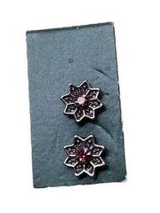 Wild Fable Pink and Silver Flower Earrings Brand New