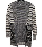 Urban Outfitters Ecote Long Line Aztec Southwestern Cardigan Sweater Size Small