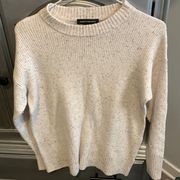 Something Navy pullover speckled mock neck‎ sweater xxs