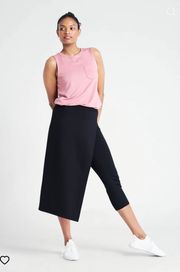 Skirt The Sassiest Pants Capri Cropped Skirt Overlay Black Petite S